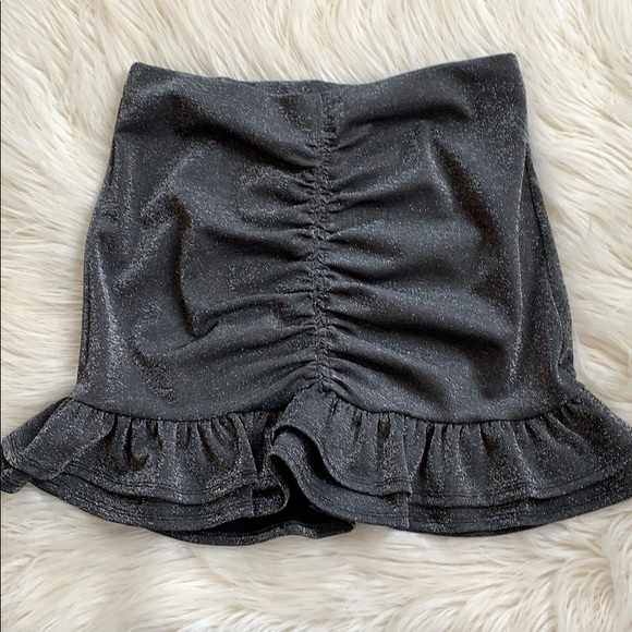 Topshop bengaline ruched mini skirt - Picture 2 of 5
